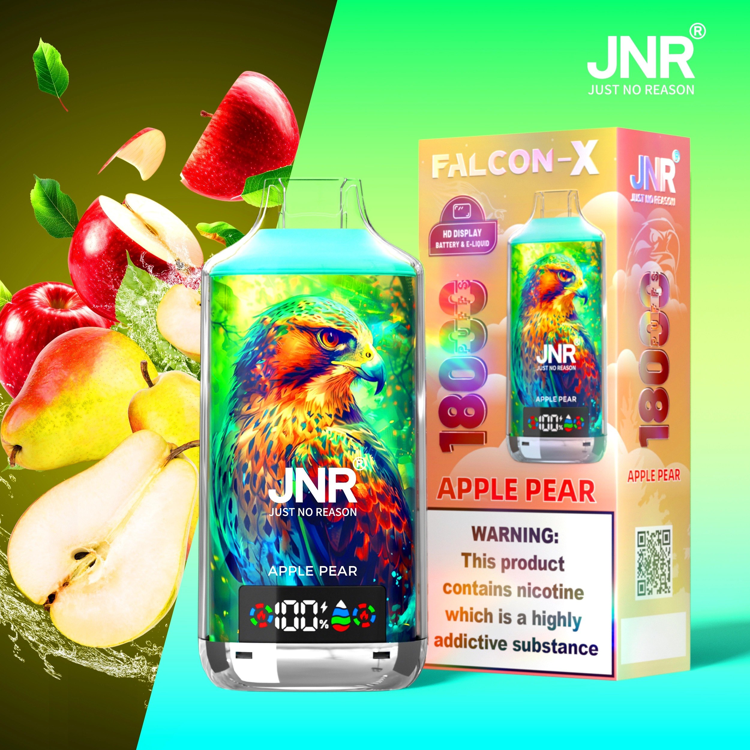 JNR Falcon X 18000 Apple Pear