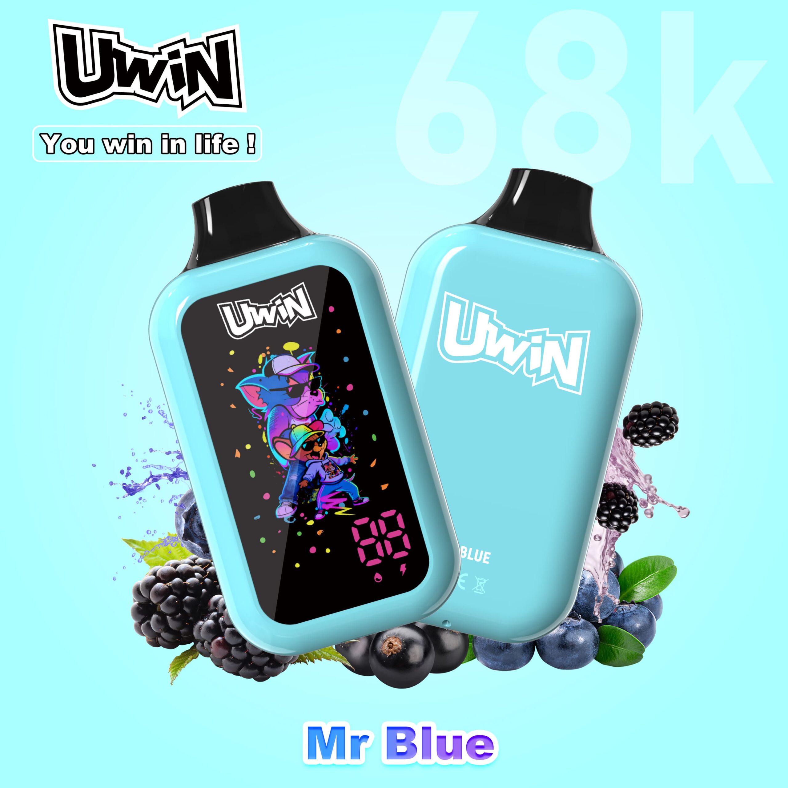 Uwin Digital Box 68K Mr Blue