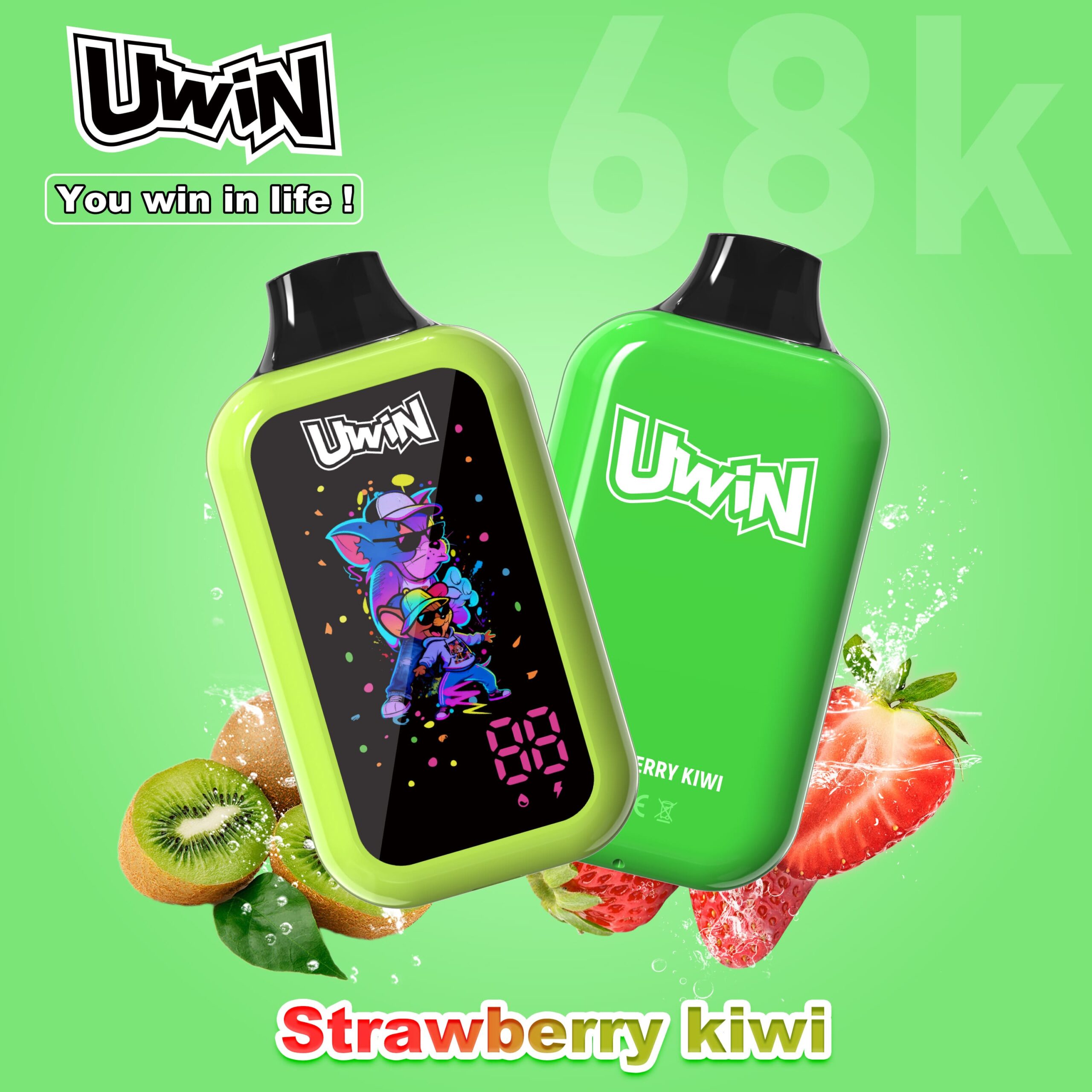 Uwin Digital Box 68K Strawberry Kiwi