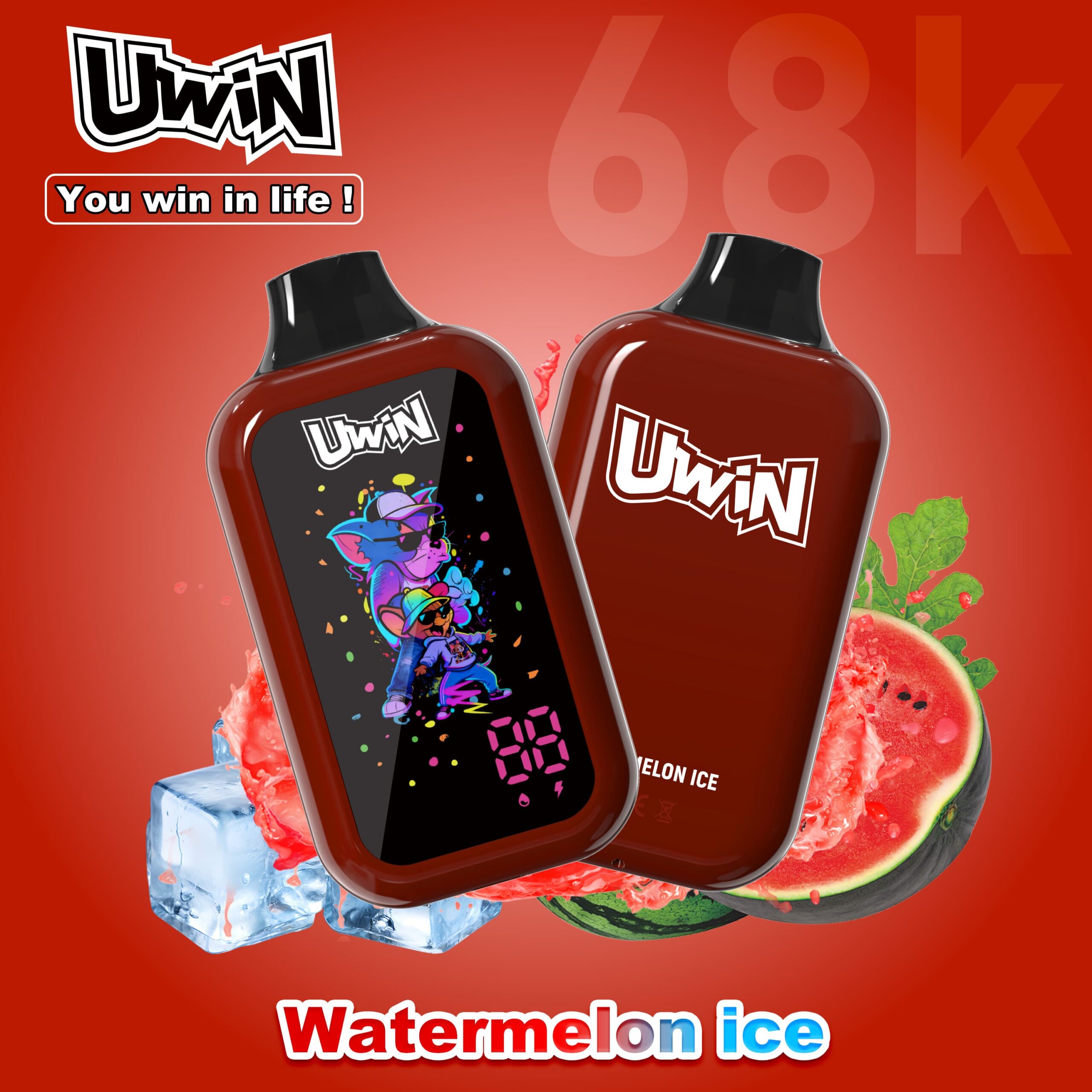 Uwin Digital Box 68K Watermelon Ice